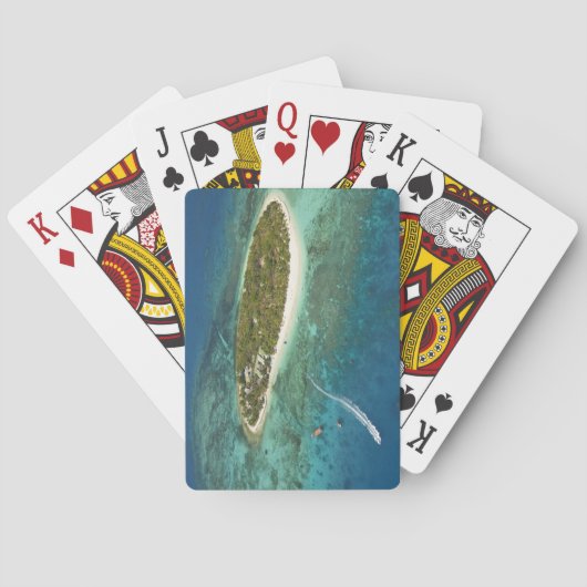 Treasure Island Resort en boot, Fiji Speelkaarten (Achterkant)