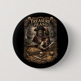 Treasure Island Ronde Button 5,7 Cm