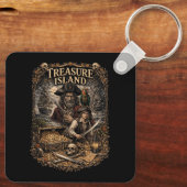 Treasure Island Sleutelhanger (Achterkant)