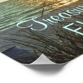 Treasure Island Sunset Print, versie B Poster (Hoek)