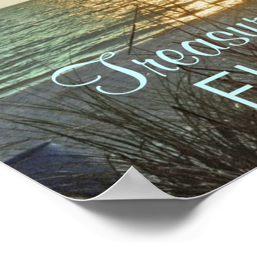 Treasure Island Sunset Print, versie B Poster (Hoek)