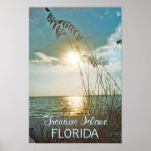 Treasure Island Sunset Print, versie B Poster (Voorkant)