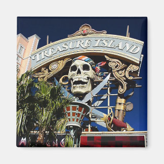 Treasure Island-teken Magneet