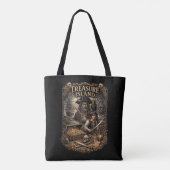 Treasure Island Tote Bag (Achterkant)