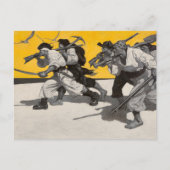 Treasure Island van Newell Convers Wyeth Briefkaart (Voorkant)