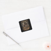 Treasure Island Vierkante Sticker (Envelop)
