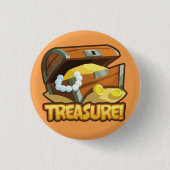 Treasure! Knoop Ronde Button 3,2 Cm (Voorkant)
