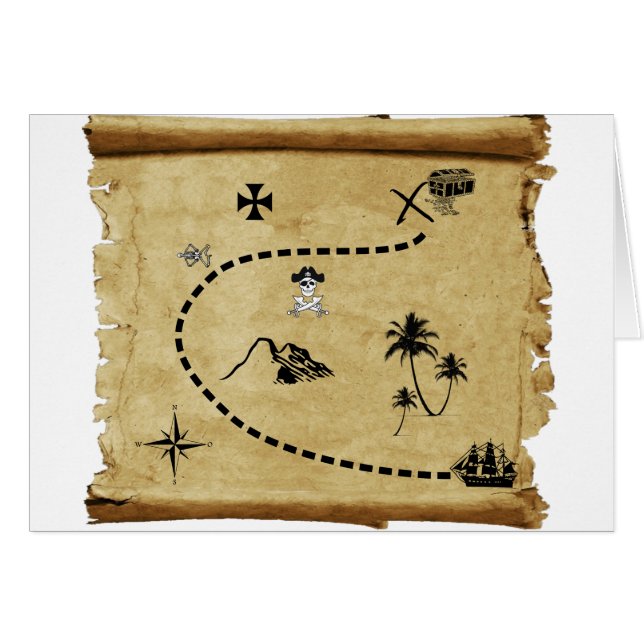 treasure map (Voorkant Horizontaal)