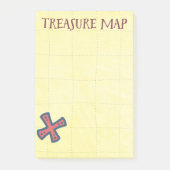Treasure Map Pirate Booty Post-it® Notes (Voorkant)