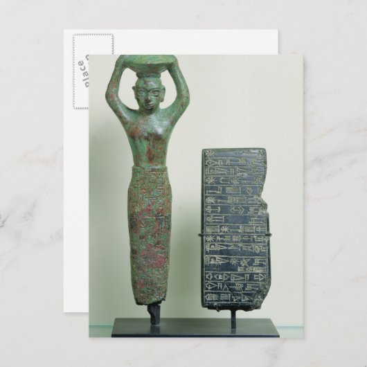 Treasure of Amar-Sin King of Ur, c.2040 BC Briefkaart (Voorkant / Achterkant)