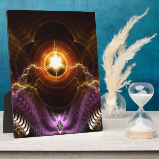 Treasure Of Night Fractal Art Fotoplaat (Zijkant)