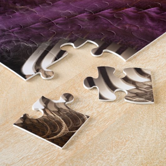 Treasure Of Night Fractal Art Legpuzzel (Zijkant)
