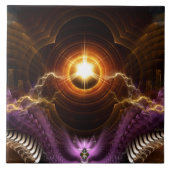 Treasure Of Night Fractal Art Tegeltje (Voorkant)