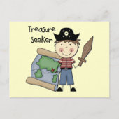 Treasure Seeker - Boy Tshirts and Gifts Briefkaart (Voorkant)