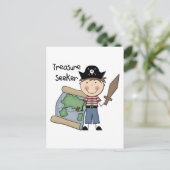 Treasure Seeker - Boy Tshirts and Gifts Briefkaart (Staand voorkant)