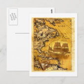 Treasure Ship Briefkaart (Voorkant / Achterkant)