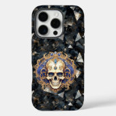 Treasure Skull op Black Diamonds iPhone hoesje (Achterkant)