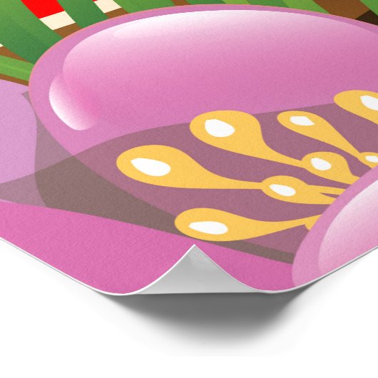 Treasure strand Jamaica reisposter Poster (Hoek)