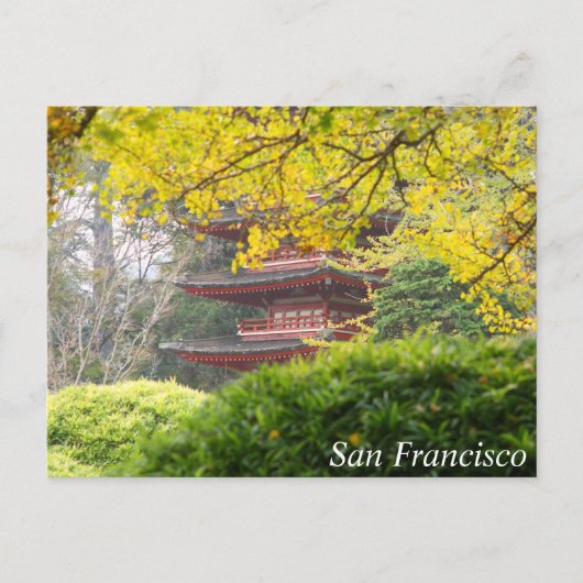Treasure Tower Pagoda, San Francisco Briefkaart (Voorkant)