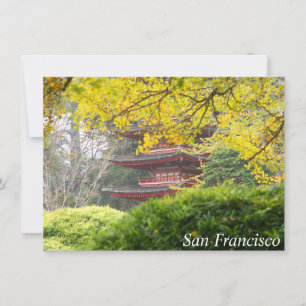 Treasure Tower Pagoda, San Francisco Card