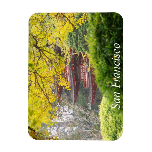 Treasure Tower Pagoda, San Francisco Magneet (Verticaal)