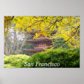 Treasure Tower Pagoda, San Francisco Poster (Voorkant)