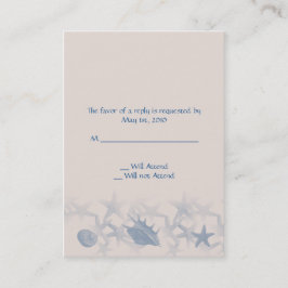 Treasure van de Zee-responskaart, invoegen Klantenkaartje