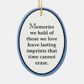 Treasured Fingerprint Memorial Ornament (Achterkant)