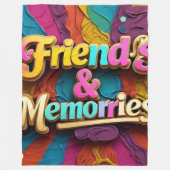"Treasured Friendship" Fleece Deken (Voorkant)