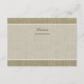 Treasured Hearts Burlap Look Routebeschrijving Inv Informatiekaartje (Achterkant)