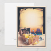 Treasureiland © notitiekaartje (Voorkant / Achterkant)