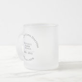 Treasurer Frosted Glass Coffee Mok (Voorkant links)