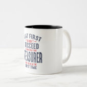 Treasurer Tweekleurige Koffiemok (Voorkant rechts)