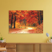 Treasurerbos: Ruby, Gold en Citrine Canvas Afdruk (Insitu (Woonkamer))