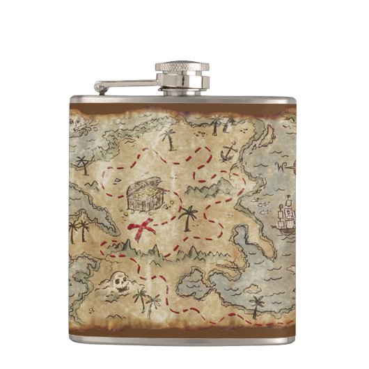 Treasurerenkaart Heupfles (Voorkant)