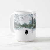 Treasures - Black Dog Art - Black Lab Koffiemok (Voorkant links)
