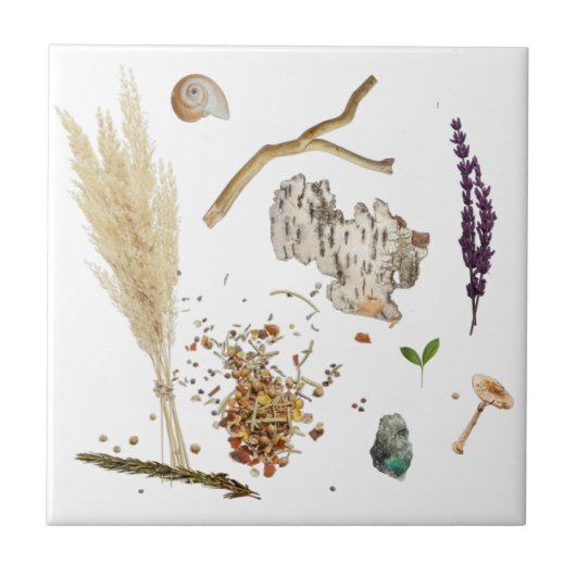 Treasures Ceramic Tile Tegeltje (Voorkant)