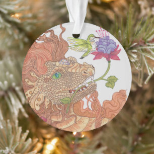Treasures Dragon van natuur Ornament