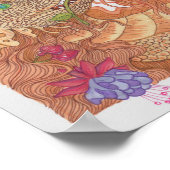 Treasures Dragon van natuur Poster (Hoek)