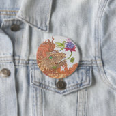 Treasures Dragon van natuur Ronde Button 7,6 Cm (In situ)