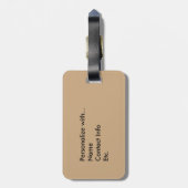 Treasures in Heaven Matthew 6:19-21 Bijbelverse Bagagelabel (Achterkant verticaal)