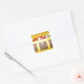 Treasurkgebak Vierkante Sticker (Envelop)