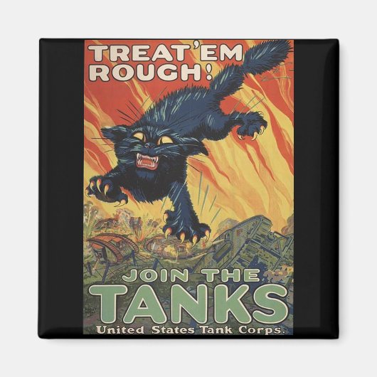 Treat Em Rough-1918 Magneet (Voorkant)