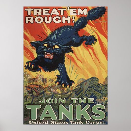 Treat Em Rough-1918 poster (Voorkant)