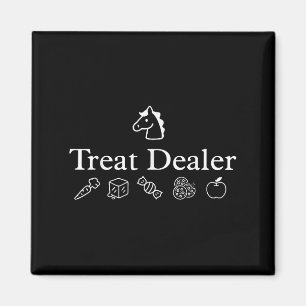 Treat Er Horse Treat Lady Equestrian Trainer Horse Magneet