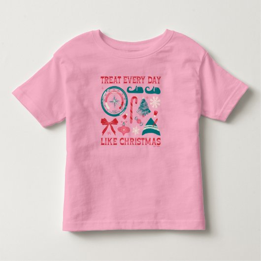 Treat Every Day Like Christmas Kinder Shirts (Voorkant)