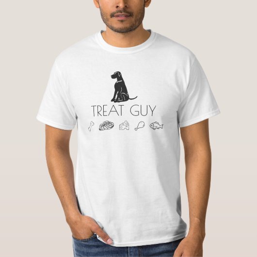 "Treat Guy" (Zwarte tekst) T-shirt (Voorkant)