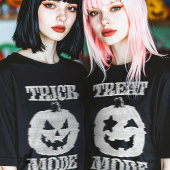 Treat Mode Glitchy Pumpkin T-shirt