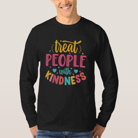 Treat People With Kindness Cool TPWK Trendy 2 T-shirt (Voorkant)