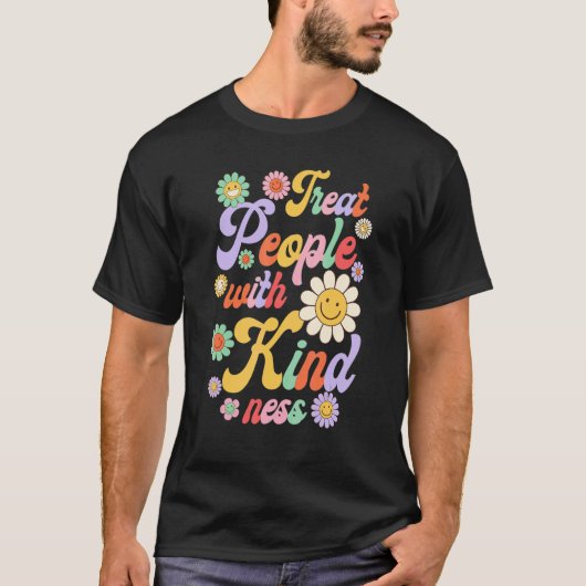 Treat People With Kindness    Cute Kind Trending T-shirt (Voorkant)